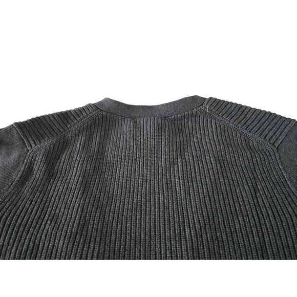 Lands End Womens Cardigan Sweater Size 2X Gray 100% Cotton with Pockets - Picture 6 of 8